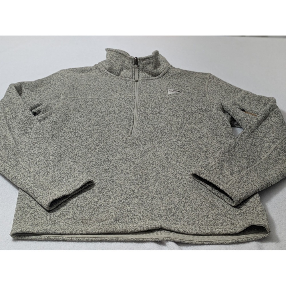 The North Face‎ Pullover Men's Sz Med Gordon Lyons 1/4 Zip Sweater Top Brown